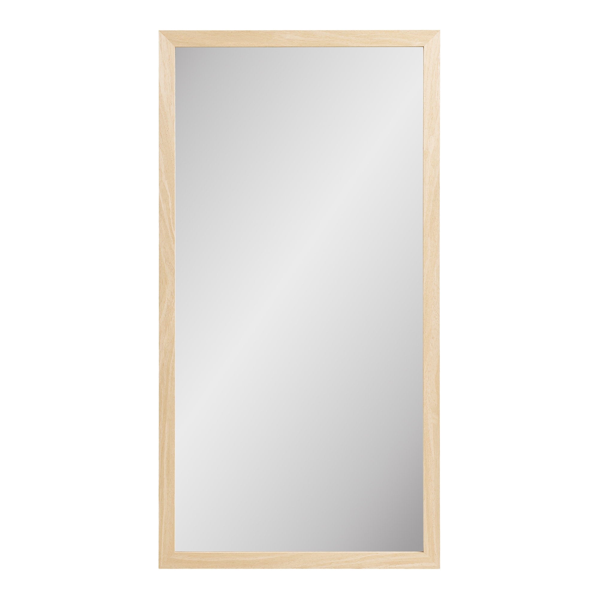 Scottsdale Wandspiegel – Wandspiegel, Holzrahmen, Natur 45x75 cm
