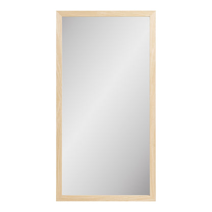 Scottsdale Wandspiegel – Wandspiegel, Holzrahmen, Natur 45x75 cm