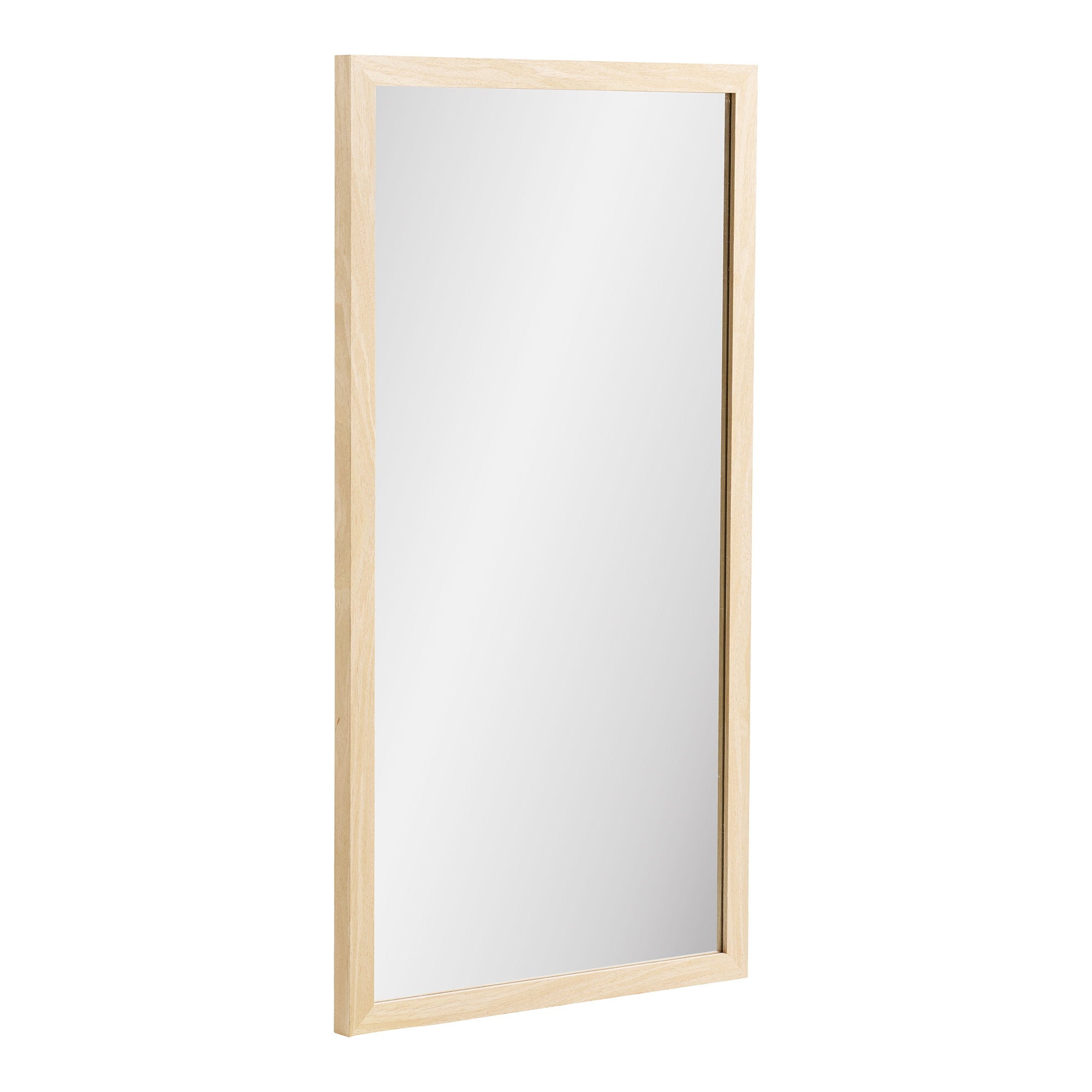 Scottsdale Wandspiegel – Wandspiegel, Holzrahmen, Natur 45x75 cm