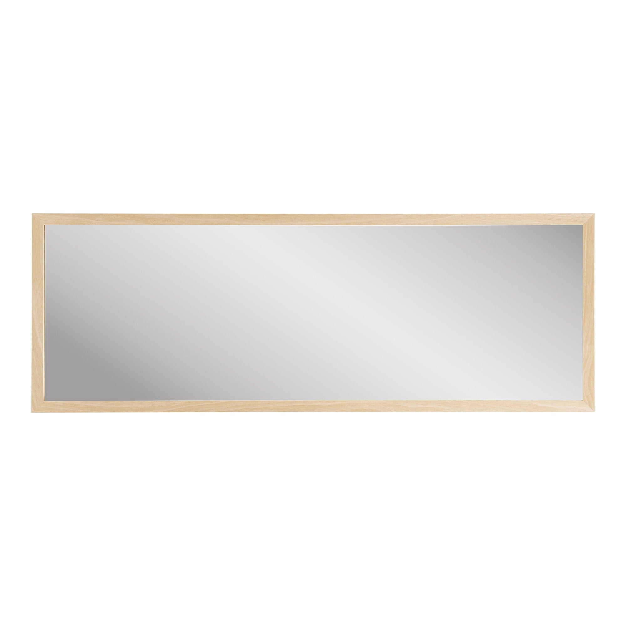 Scottsdale Wall Mirror - Wall mirror, wooden frame, natural 45x110 cm