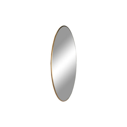Jersey Spiegel - Spiegel, Stahl, Messing-Optik ø40 cm