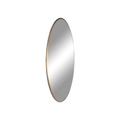 Jersey Spiegel - Spiegel, Stahl, Messing-Optik ø60 cm