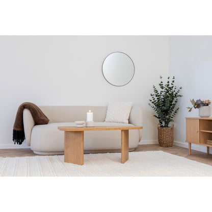 Jersey Spiegel - Spiegel, Stahl, schwarz ø60 cm