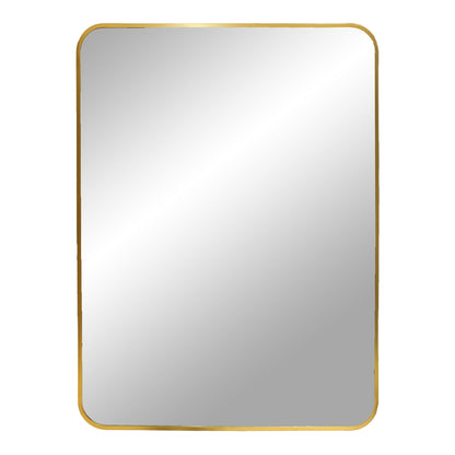 Spiegel Madrid – aluminium, messinglook, 50x70 cm