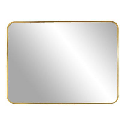 Spiegel Madrid – aluminium, messinglook, 50x70 cm