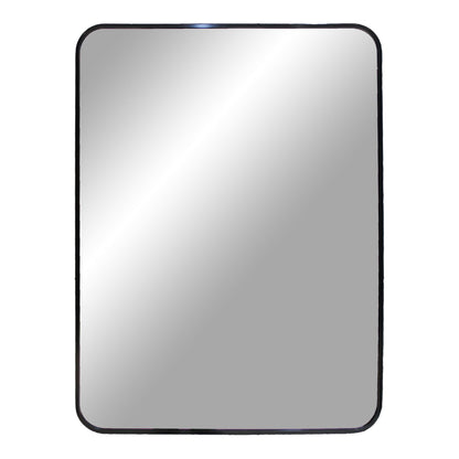 Madrid Mirror - Mirror, aluminium, black 50x70 cm