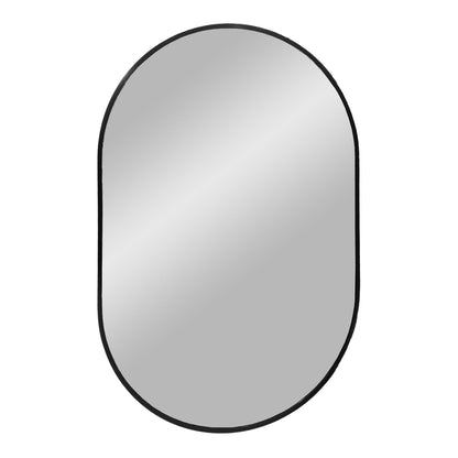 Madrid Mirror - Mirror, aluminium, black 50x80 cm