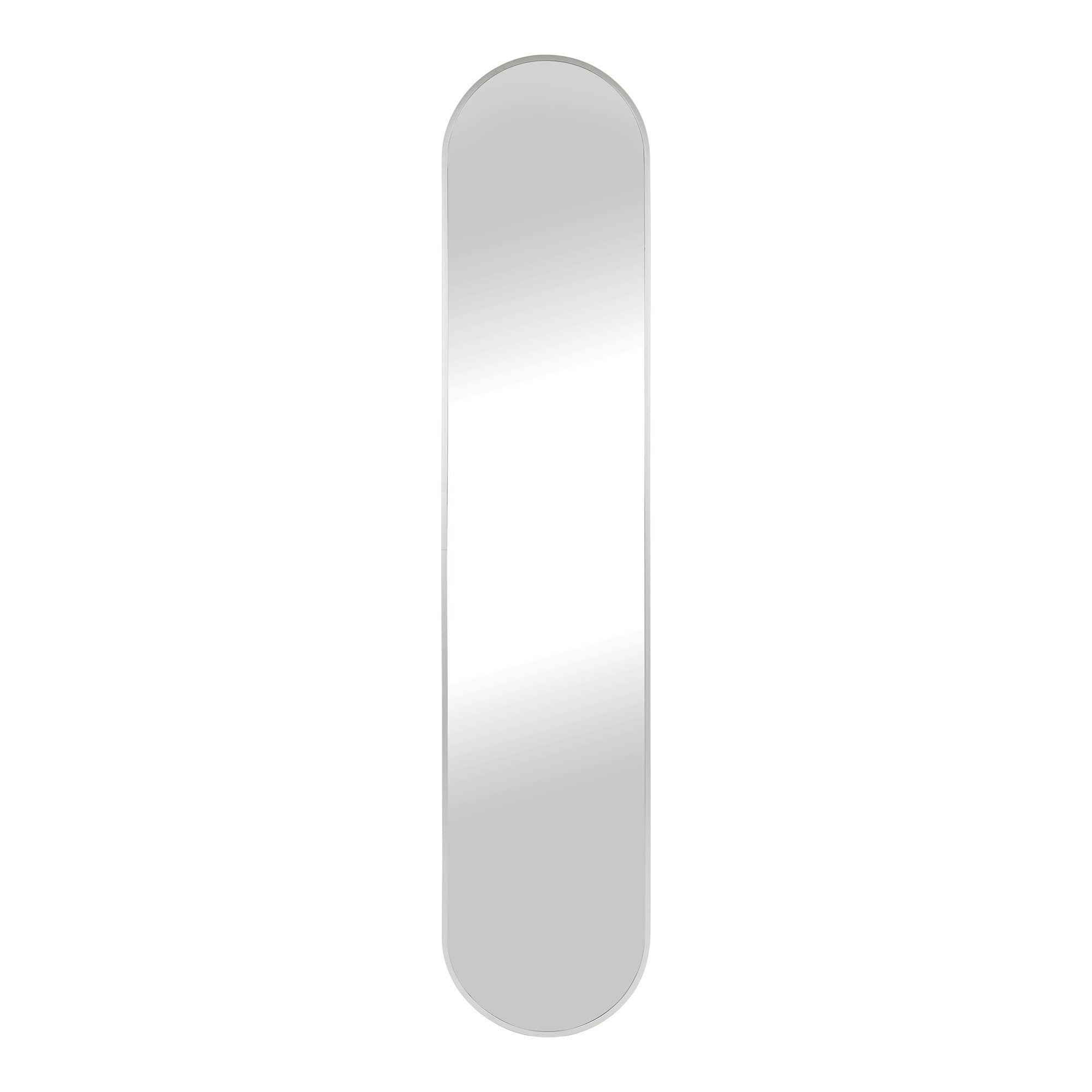 Hennetved Mirror - Mirror, aluminium, silver  35x170 cm