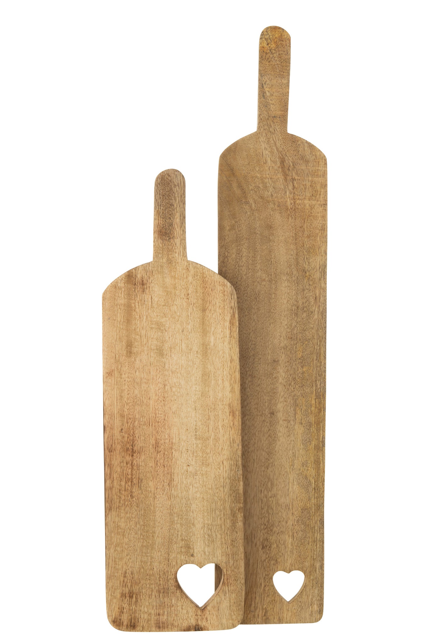 Cutting Board Rectangle Heart Mango Wood Large