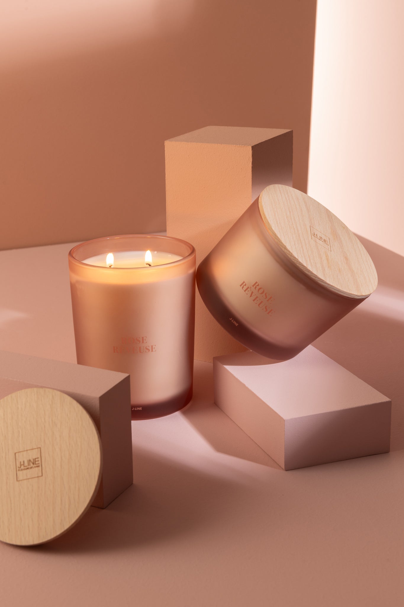 Duftkerze Accords Essentiels Rose Rêveuse-52H