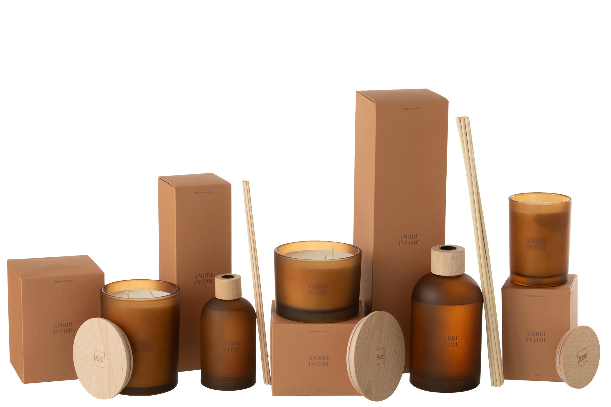Reed Diffuser Accords Essentiels Ambre Intime-550Ml