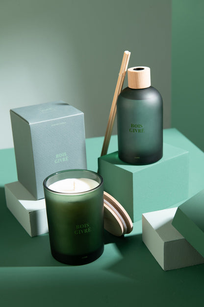 Scented Candle Accords Essentiels Bois Givré-38H
