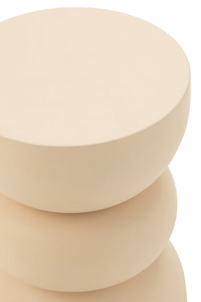 Side Table Lise Iron Beige