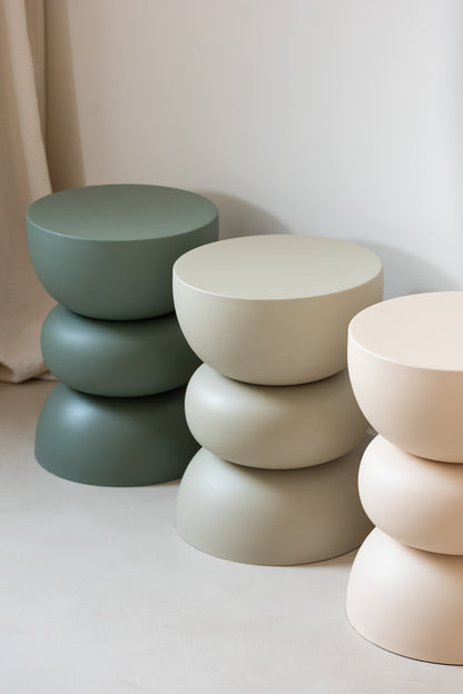 Side Table Lise Iron Beige