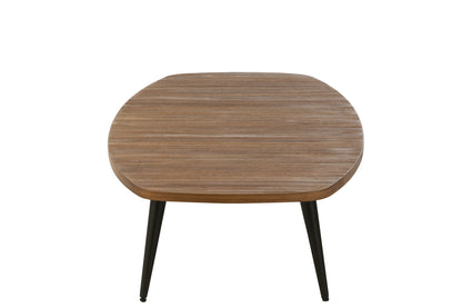 Coffee Table Rectangular Recycle Teak Natural