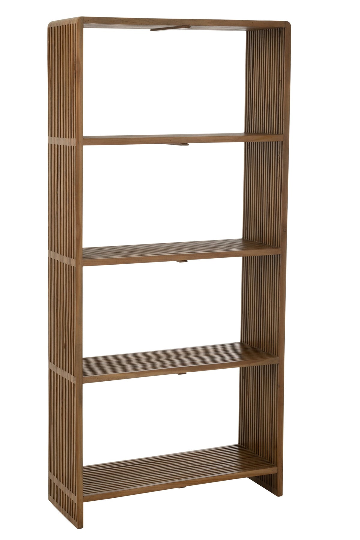 Bücherregal 4 Regalböden Recycling Teak Natur
