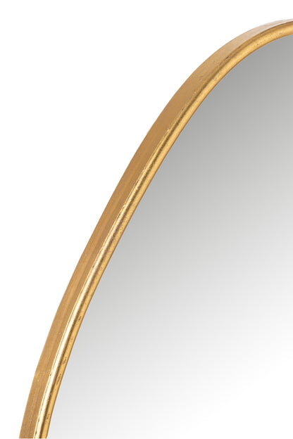 Mirror Abstract Mdf/Glass Gold  Large