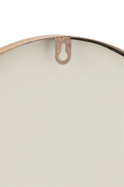 Mirror Abstract Mdf/Glass Gold  Large