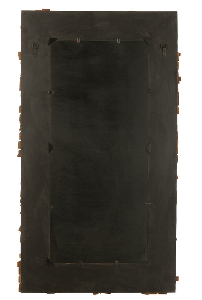 MIRROR SYMA RECYLCED WOOD/MIRROR NATURAL LARGE