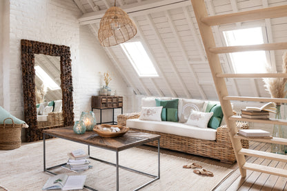 MIRROR SYMA RECYLCED WOOD/MIRROR NATURAL LARGE