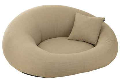 Matratze Donut Polypropylen Beige