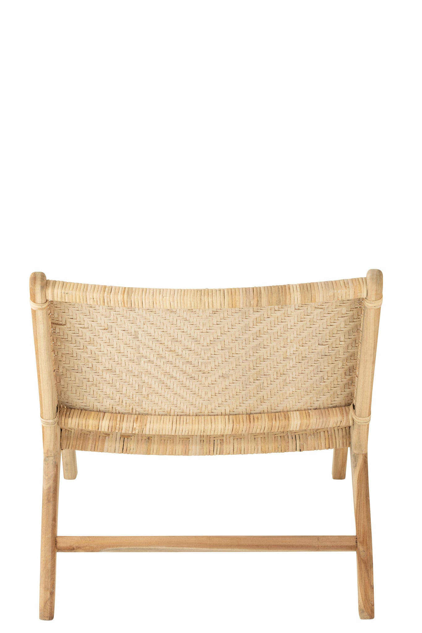 Lounge Chair Tight Weaving Rattan Natural