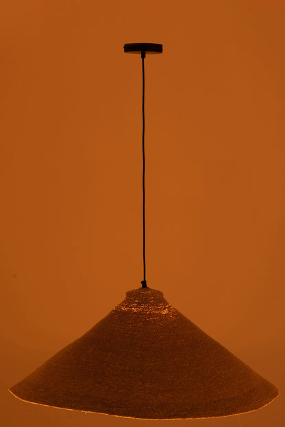 Hanging Lamp Cone Seagrass Natural