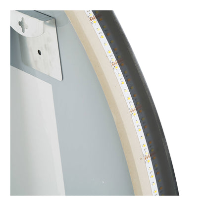 Spiegel Kiama – glas met LED, anti-condens, ø80 cm