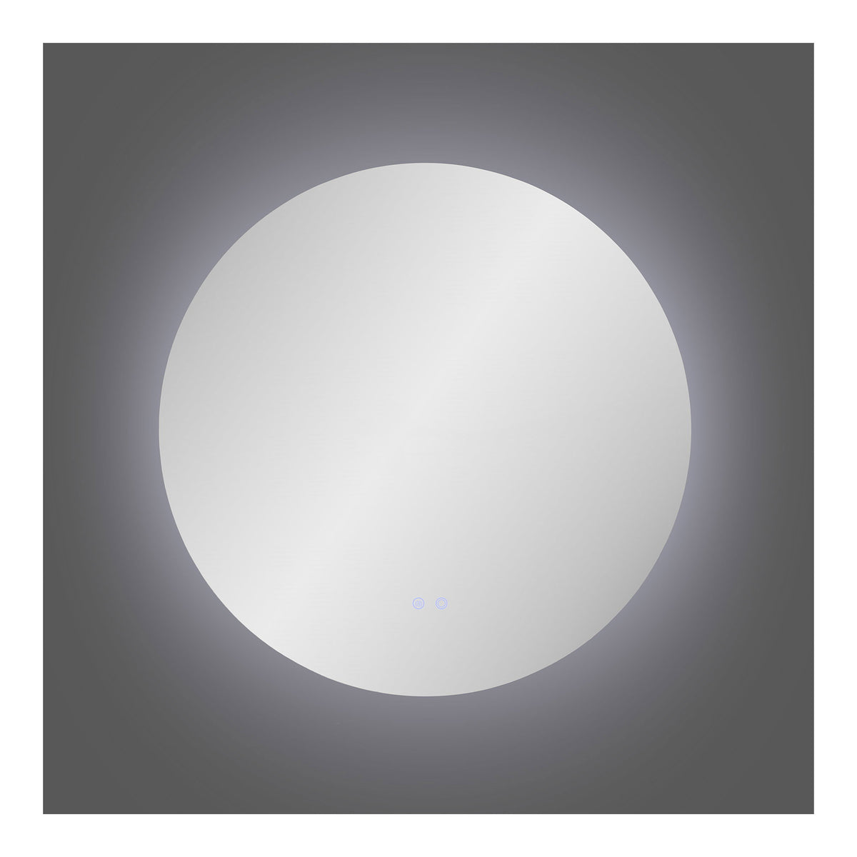 Spiegel Kiama – glas met LED, anti-condens, ø80 cm