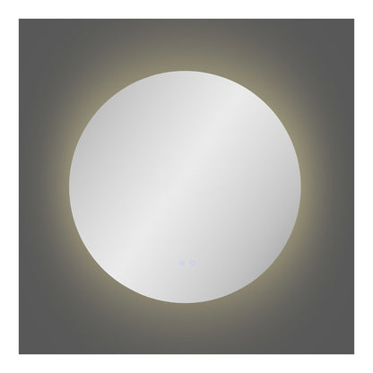 Spiegel Kiama – glas met LED, anti-condens, ø80 cm