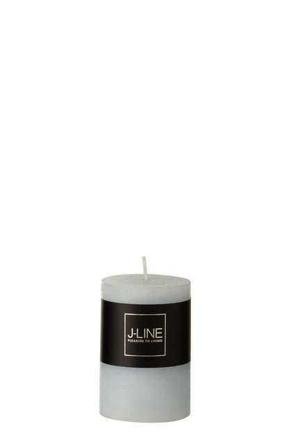 Cylinder Candle  Light Blue  S18h