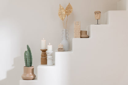 Statue Julien Stone/Shells Natural Small