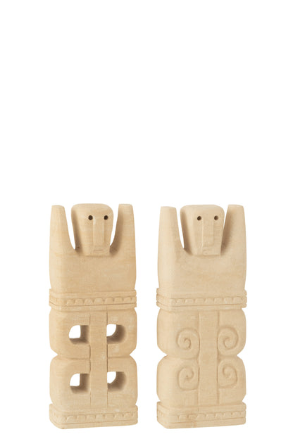 Statues Marie Stone Natural Assortment Of 2