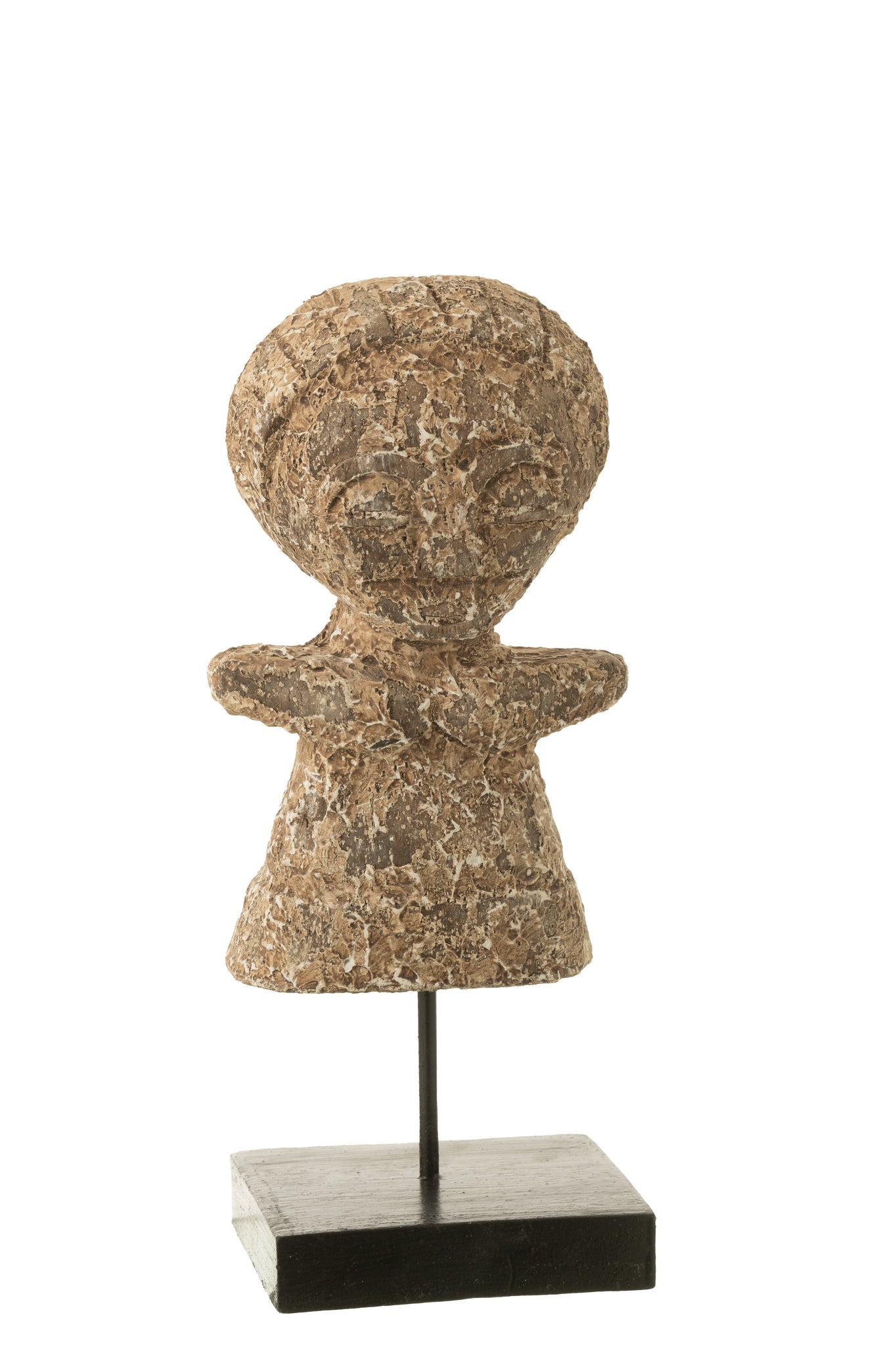 Statue Ying Albasia Wood Natural Small