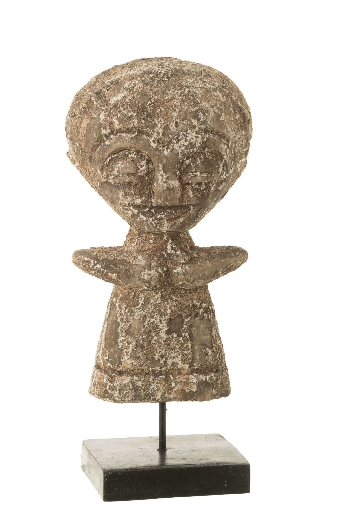 Statue Ying Albasia Wood Natural Large