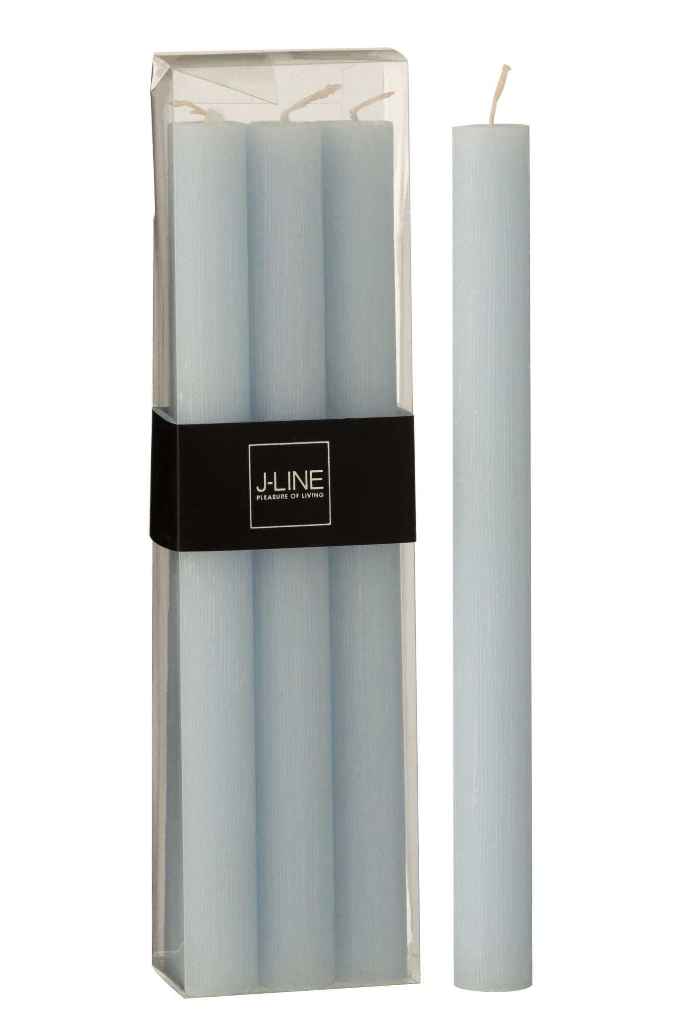 Box 6 Table Candle  Light Blue 13H