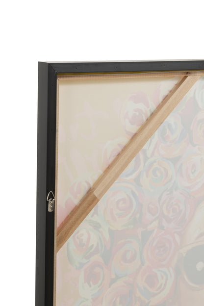 Wall Decoration Graffiti Woman Lipstick Canvas/Paint Mix