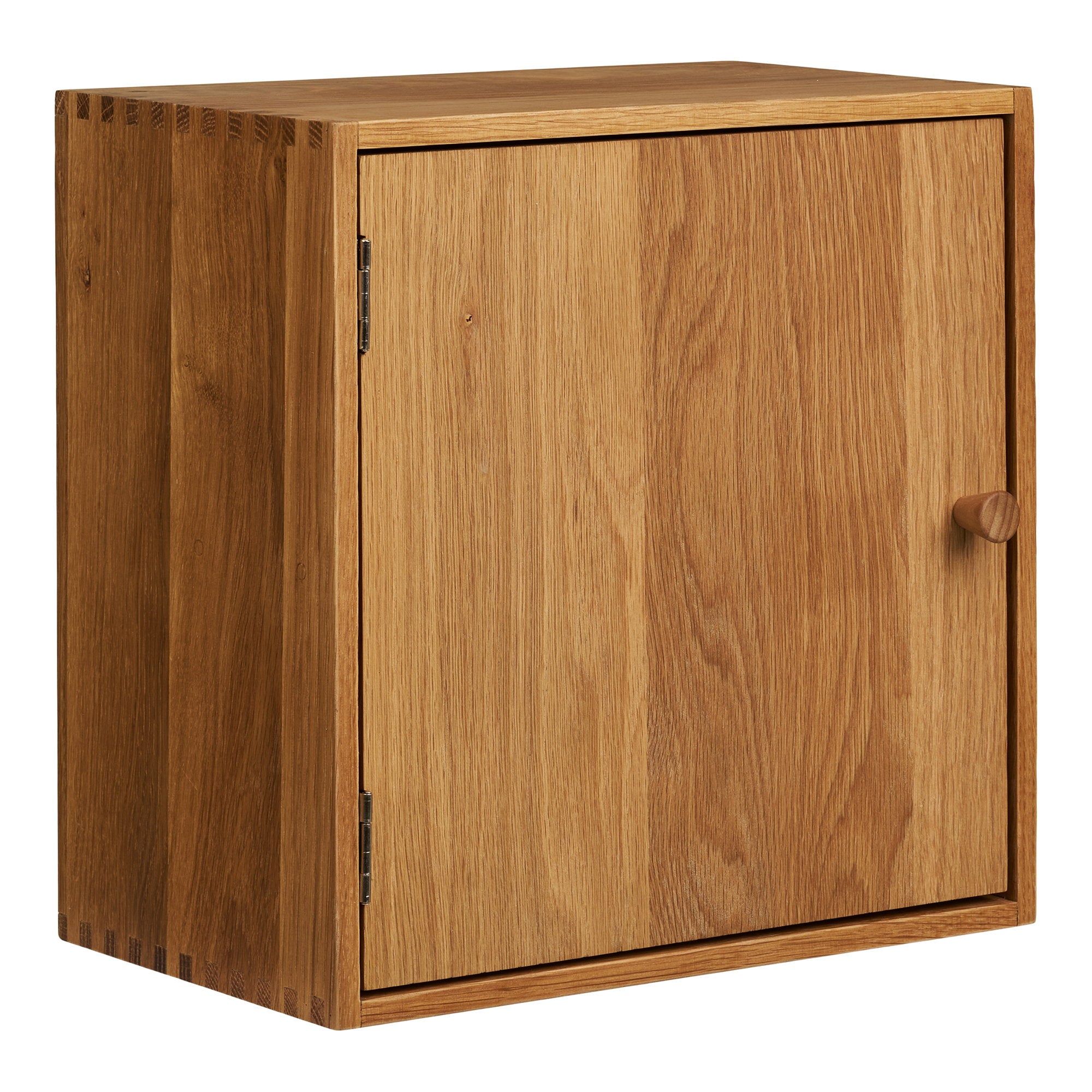 Townsville Wall Shelf with door - Wall shelf with door, oak  18x30x30 cm