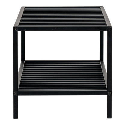 Vita Shoe rack - Shoe Rack, 2 shelves, black steel frame 79x34 cm