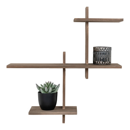 Gavi Shelf - Wall shelf, pinewood  55x15x55 cm