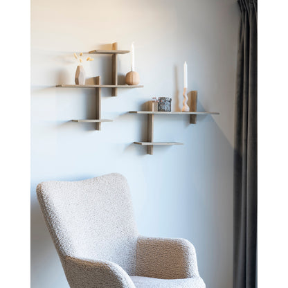 Gavi Shelf - Wall shelf, pinewood  55x15x55 cm