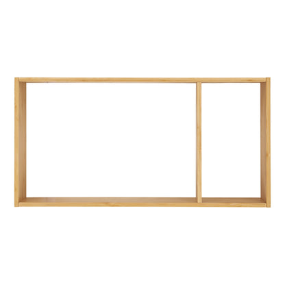 Ember Wall Shelf - Wall shelf, bamboo, natural 70x15x35,5 cm