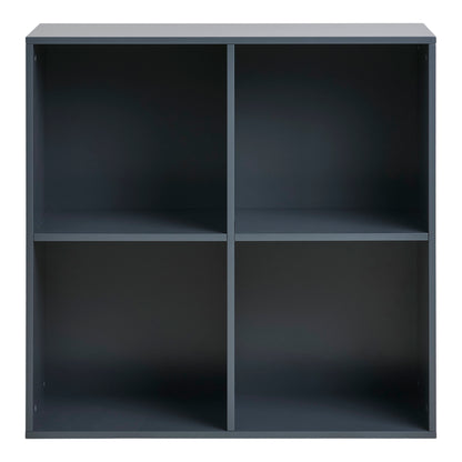 Horne Wall Shelf - Wall Shelf, painted wood, dark grey 69x30x69 cm