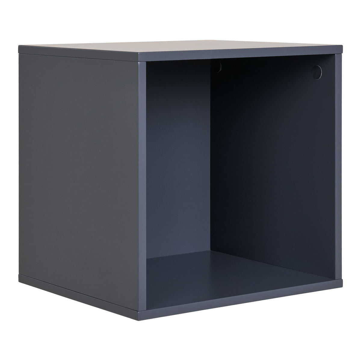 Wandplank Horne – MDF, donkergrijs, 34x30x34 cm