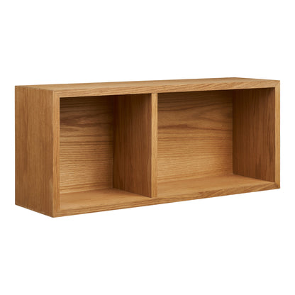 Oshawa Wall Shelf - Wall shelf, oak veneer, natural 71x20x30 cm
