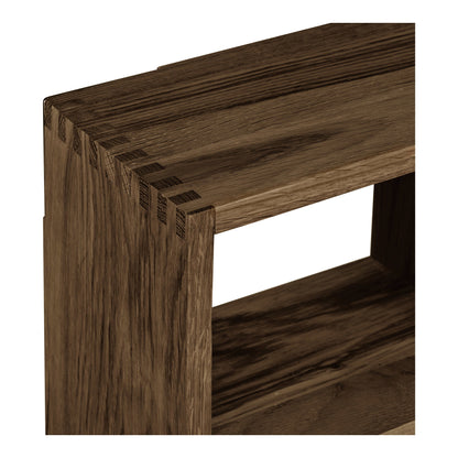 Wandrek Townsville – eikenhout, donkerbruin, 70x15x70 cm