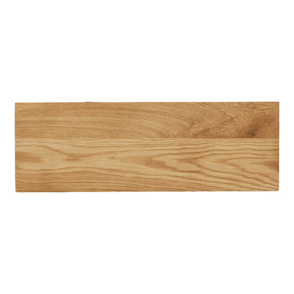 Wandplank Calcata – eikenhout, naturel, 42,5x14,5 cm