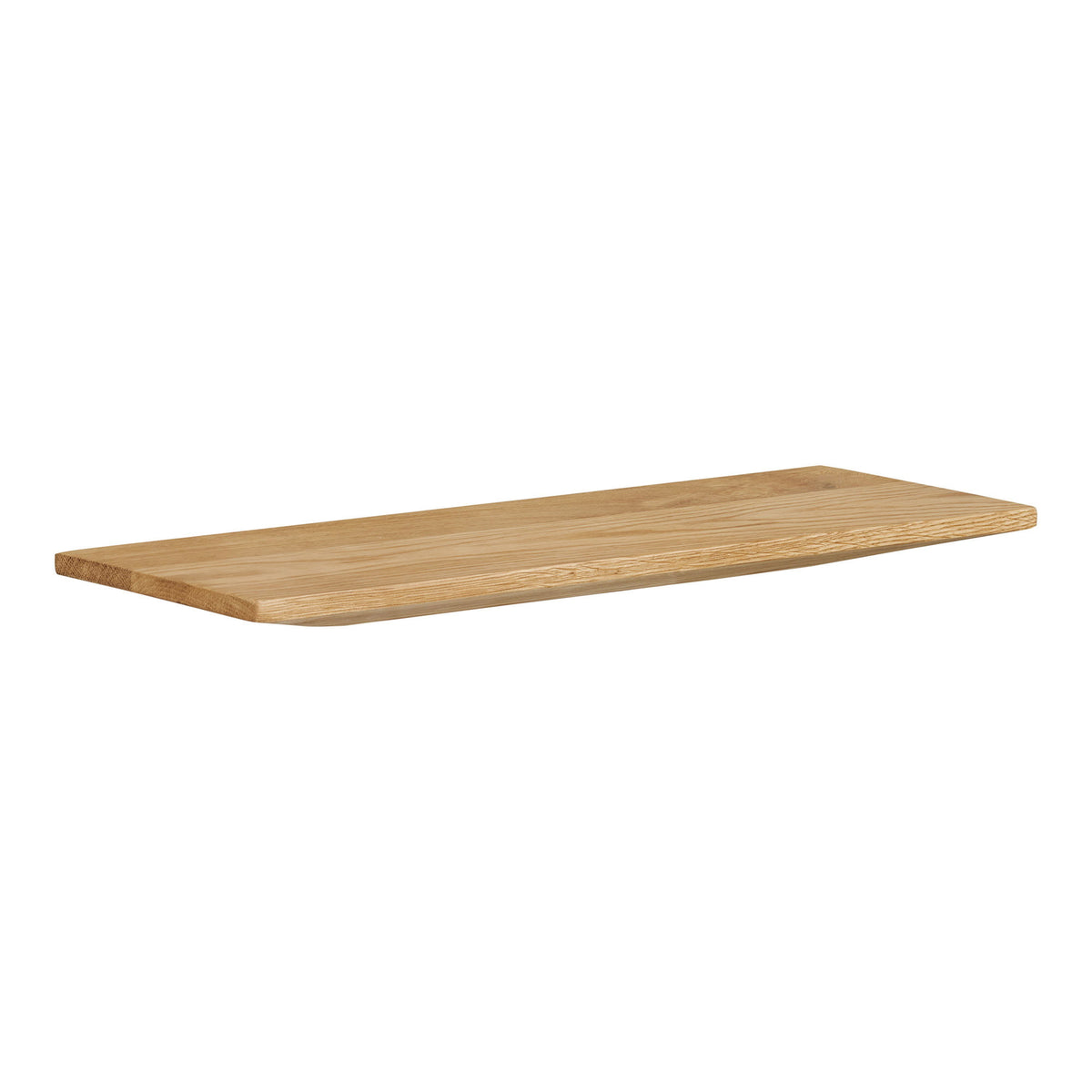 Wandplank Calcata – eikenhout, naturel, 42,5x14,5 cm