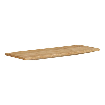 Wandplank Calcata – eikenhout, naturel, 42,5x14,5 cm