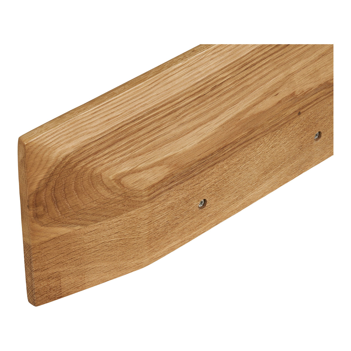 Wandplank Calcata – eikenhout, naturel, 42,5x14,5 cm